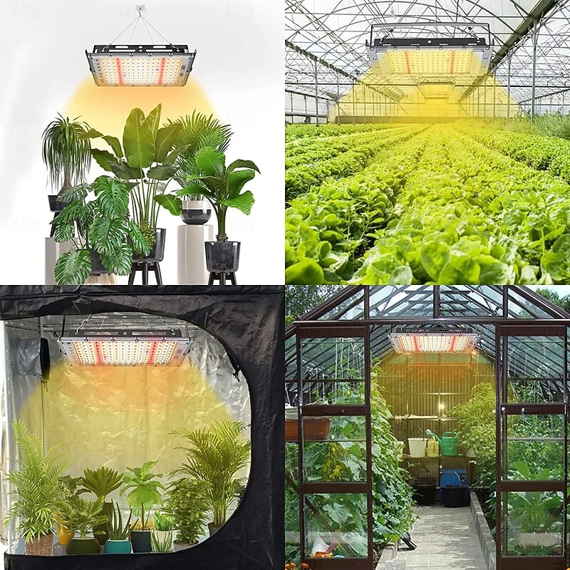 Grow Lights for Indoor Plants 400W Full Spectrumg Grow Light 3 Types Dimmable Remote Control Suitable for Indoor Plants Micro Greens Clones Succulents Seedlings.3