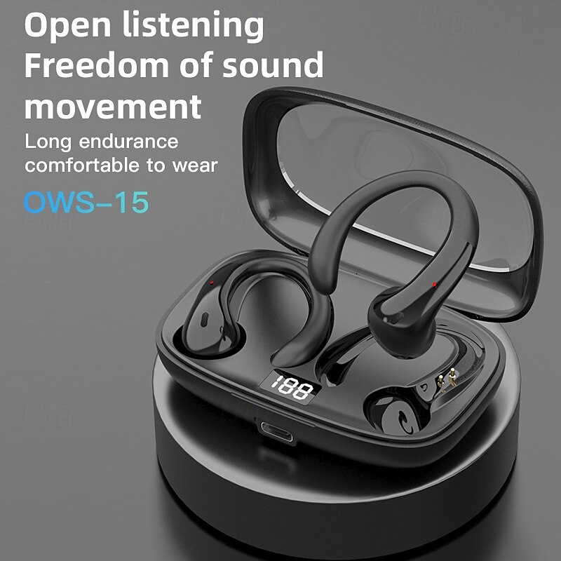 Wireless Earphones With Charging Box Charging Display Suitable For Smartphones Stereo Earphones With Microphone Long-lasting Battery Life