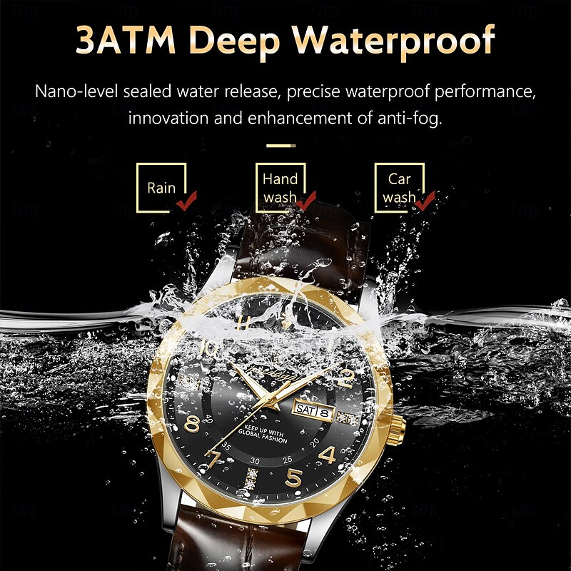 Women Men Quartz Watch Fashion Business Luminous Date Decoration Alloy Watch2