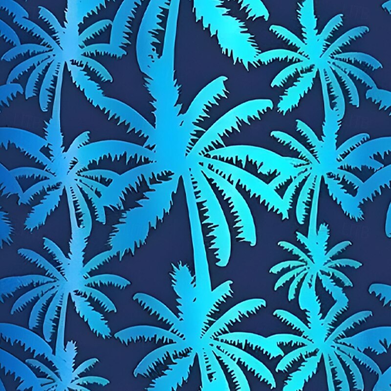 Men's Coconut Tree Funny gestures Lined Shorts 2 in 1 Board Shorts Swim Shorts Mid Waist Hawaiian Vacation Beach Wear Side Pockets With Compression Liner Elastic Drawstring Waist Designer Clothing2