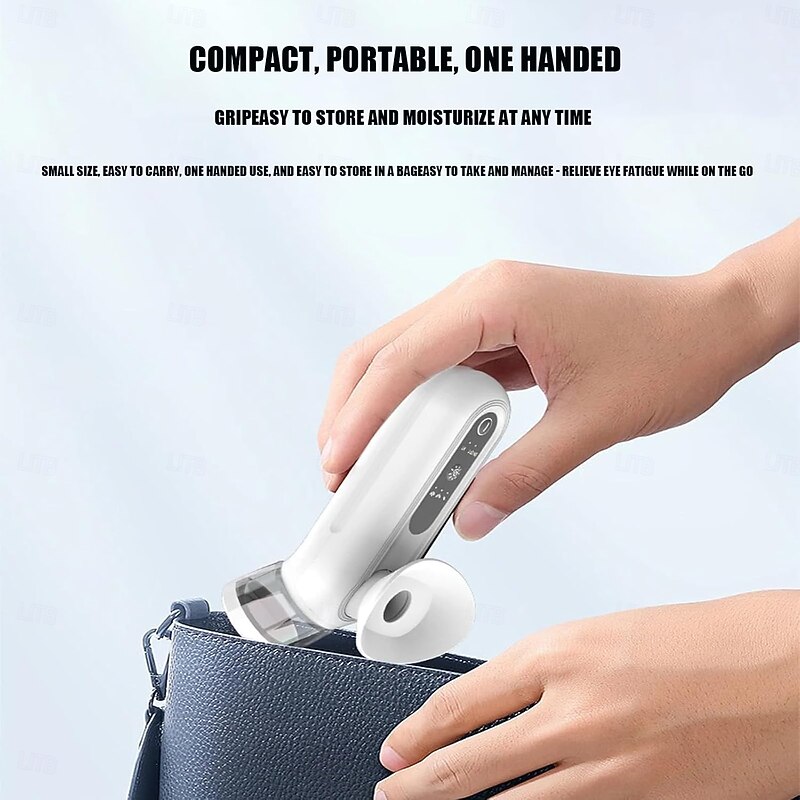 Eye Steamer for Dry Eye, Upgraded Eye Relief Steam Therapy, Heated Nano Eye Mist Steam Sprayer for Relief Dry Eye and Face, Rechargeable Eye Mist Steamer for Moisturizing & Cleaning4