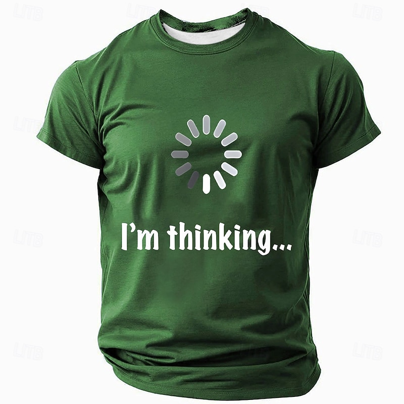 Men's Funny Slang T Shirt Short Sleeve T shirt 3D Print Crew Neck Shirt Fashion Daily Street Casual Daily Black Red Blue Summer Spring All Seasons Clothing Apparel S M L XL XXL XXXL3