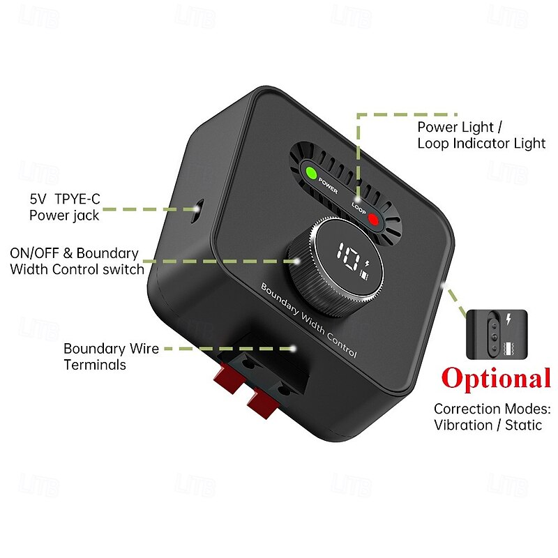 Pet Dog Electric Fence Training Collar Electronic Pet Containment System In-Ground Wired Fence Waterproof Rechargeable Collars2