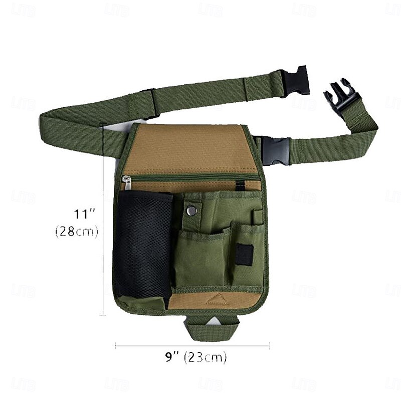 Garden Trimming Portable Tool Bag, Multi Pocket Waist Bag, Electrician Tool Kit, Outdoor Hardware Storage Bag4
