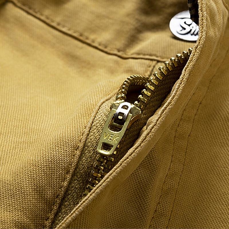 Men's Cargo Shorts Camo Shorts Shorts Summer Shorts Zipper Multi Pocket Flap Pocket Plain Camo / Camouflage Comfort Wearable Knee Length Outdoor Sport Daily Fashion Casual Wine Blue4