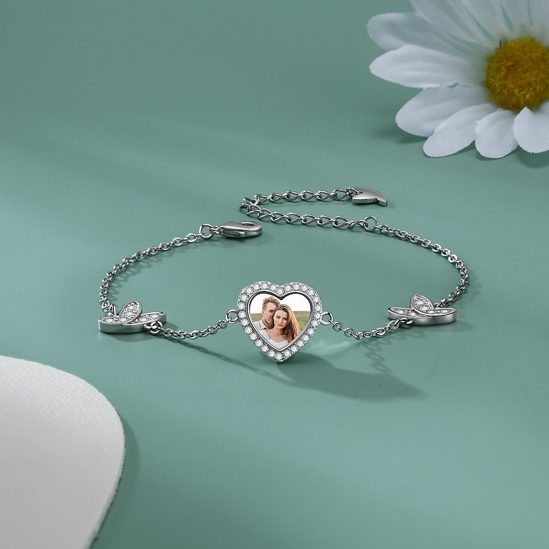 Personalized Custom Bracelet with Photo Custom Best Gift for Mom Grandmother Wife Perfect for Mother's Day, Anniversary4