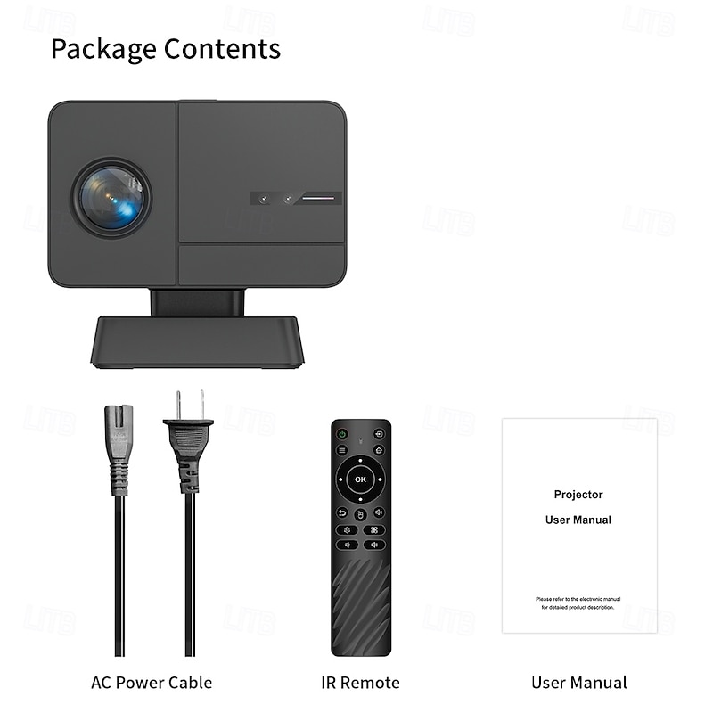 Projector H713 solution 1080 resolution 2GG16GB autofocus automatic trapezoid support 4K playback Bluetooth voice remote control support large games more silky 450 lumens daytime usable real home pro2