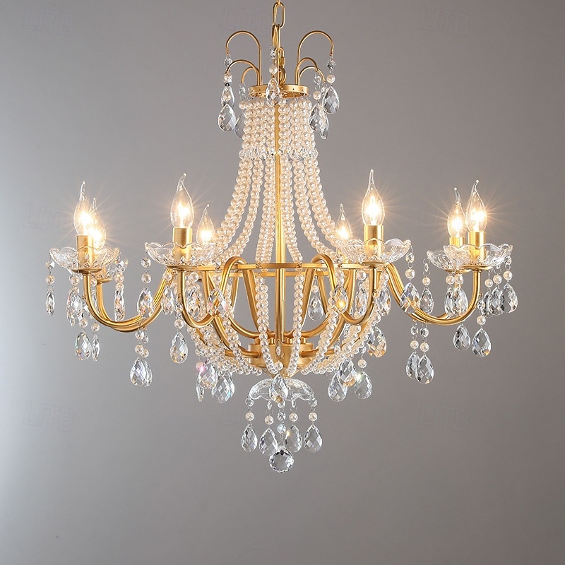 6-Light 10-Light 66 cm Unique Design Chandelier Metal Electroplated Modern 110-120V 220-240V2