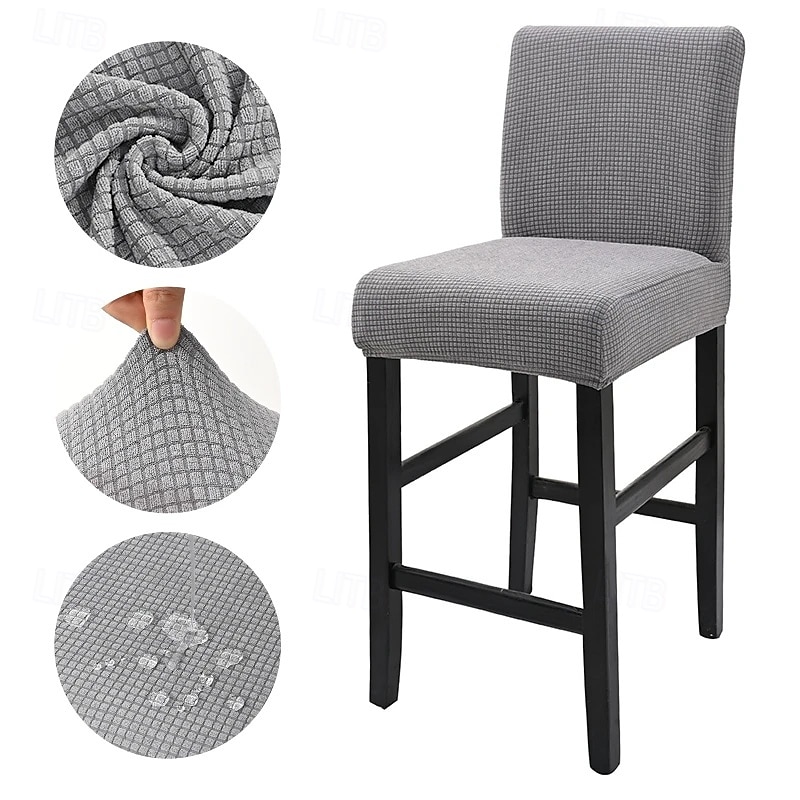 Waterproof Dining chair Cover For Home Polar Fleece Fabric Chair Cover Stretch Slipcovers Seat Chair Covers
