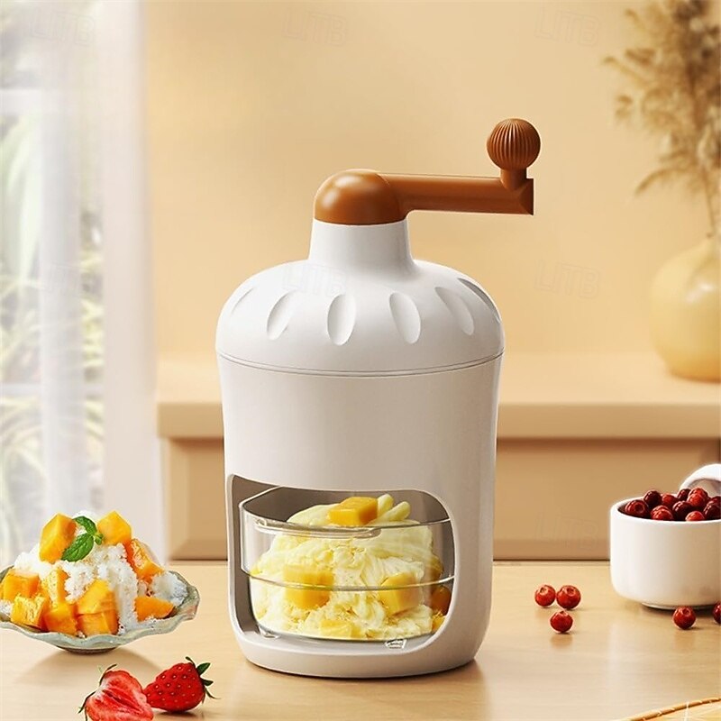 Domestic Hand-cranked Smoothie Machine Hand-operated Small Ice Shaver Without Plug-in Continuous Ice Breaker