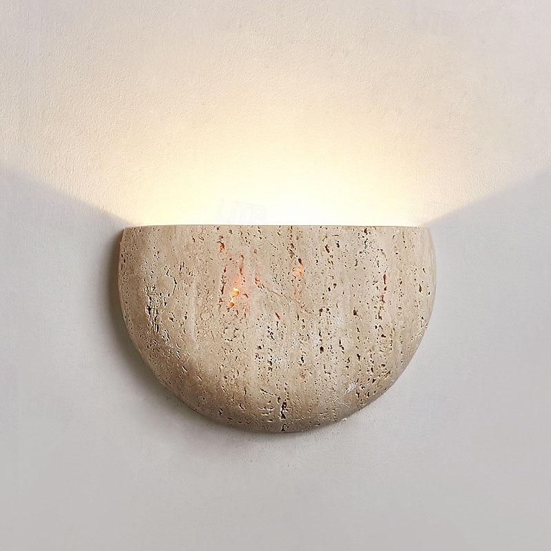 Indoor Modern Nordic Style Indoor Wall Lights Bedroom Dining Room Stone Wall Light 85-265V4