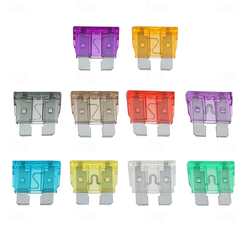 306pcs Car Blade Fuse Assortment Kit, Mixed Medium Small Fuses, Auto Motorcycle Circuit Fuse with Storage Box Tool2