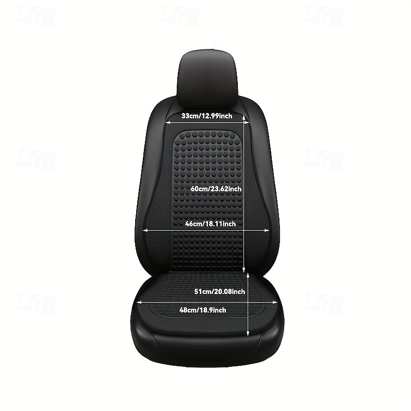 Breathable Car Seat Cushions - All-Season Cooling Comfort Fit Lightweight & Portable Polyester Surface Sponge Filling for Enhanced Relaxation4