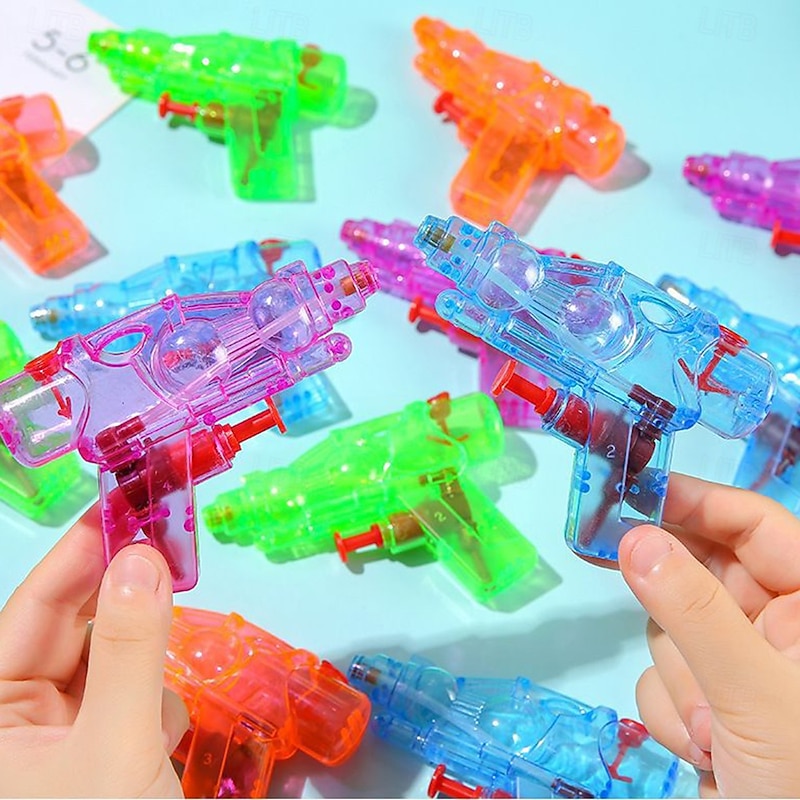 12 Pack Mini Water Gun for Boys and Girls Colorful Water Squirt Guns Small Toy Gun Plastic Pistol for Beach Water Park Swimming Pool Party Favors(Random Color)2