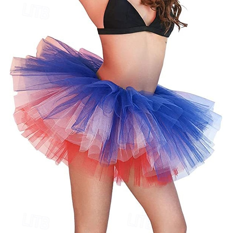 Tutu Skirt - Sparkly Layered Tulle Tutus for Women's Party Costume
