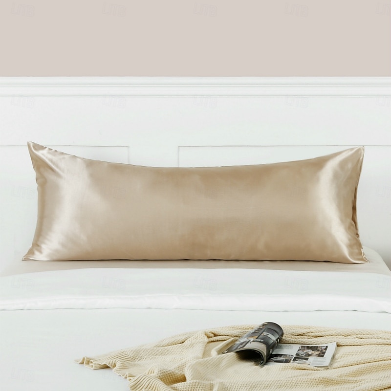 Pure Silk Satin Pillowcase Double Pillowcase Body Size