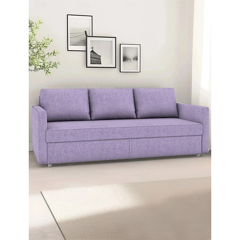 Sofa Bed Cover Futon Cover Solid Color Quilted Polyester Slipcovers FRIHETcover LITB PRIME cover4