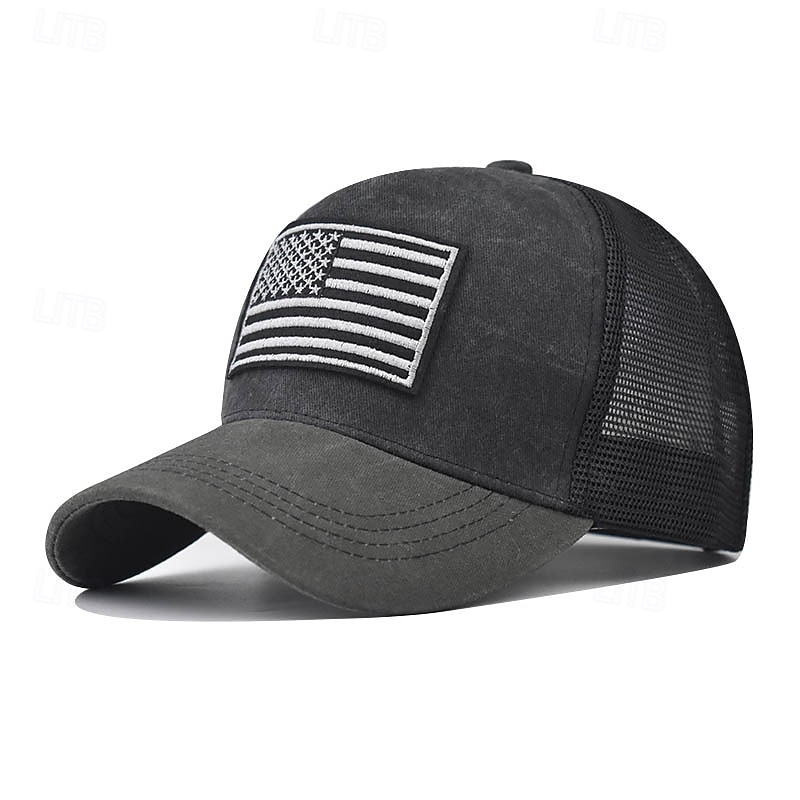 American Flag Baseball Cap for Men Women Low Profile USA Army Tactical Operator Military Plain Dad Hat2