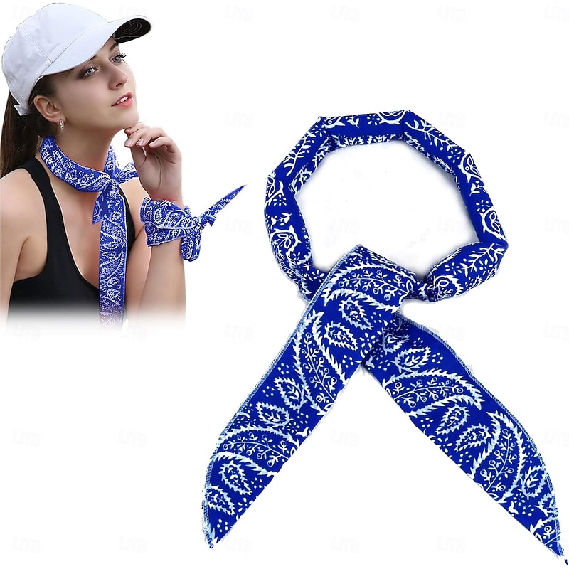 Cool Hair Band Quick Scarves Cooling Bandanas Collar Sports Towel Sport Headbands for Women Sports Supplies Cooling Neck Wraps Ice Towel Quick Dry Travel Polyester Cotton