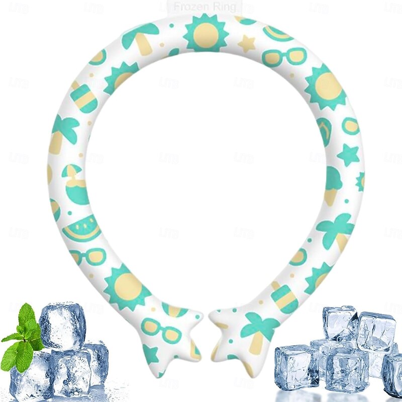 Neck Cooling Tube, Size Optional Neck Coolers for Extremely Hot Weather, Reusable Cooling Neck Wrap for Outdoor Sports, Wearable Ice Neck Tube, Hands Free Hot Flashes Cooling Items2