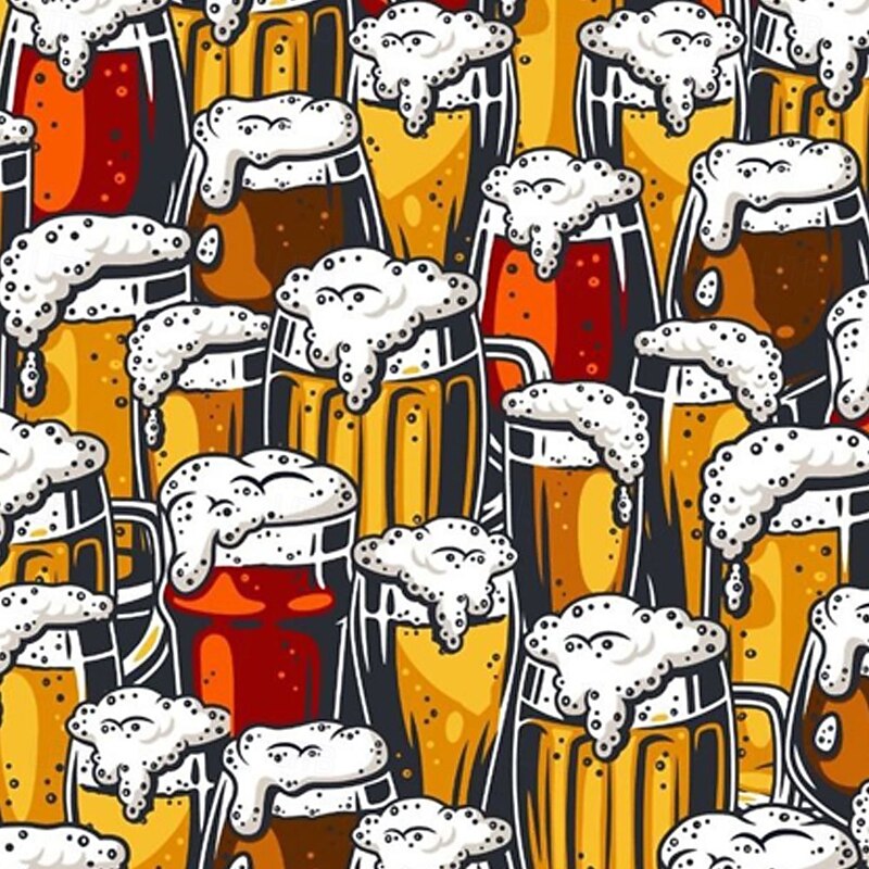 Men's Funny Beer Duck Lined Shorts 2 in 1 Board Shorts Swim Shorts Mid Waist Hawaiian Vacation Holiday Beach Wear Side Pockets With Compression Liner Elastic Drawstring Waist Designer Clothing Apparel4