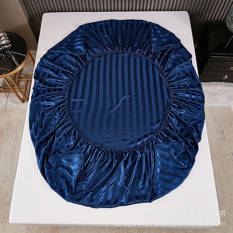 Satin Ice Silk Four-piece Set European American Sheets Bed Sheets Bedding2