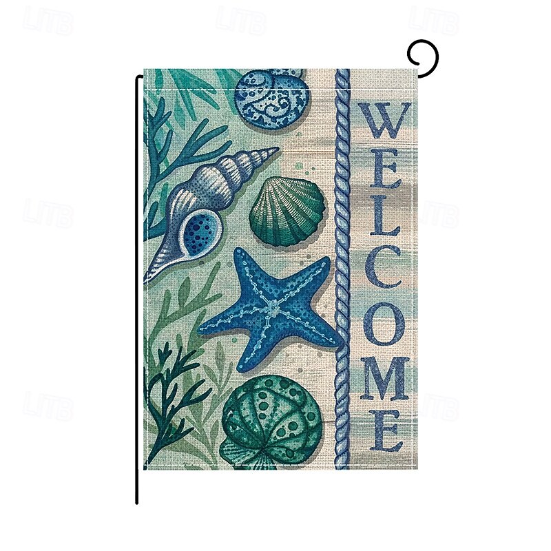 Flag 12 x 18 Inch Yard Flags, Hello Summer Small Garden Flags for Outside, Outdoor Flags, Holiday Garden Flags4