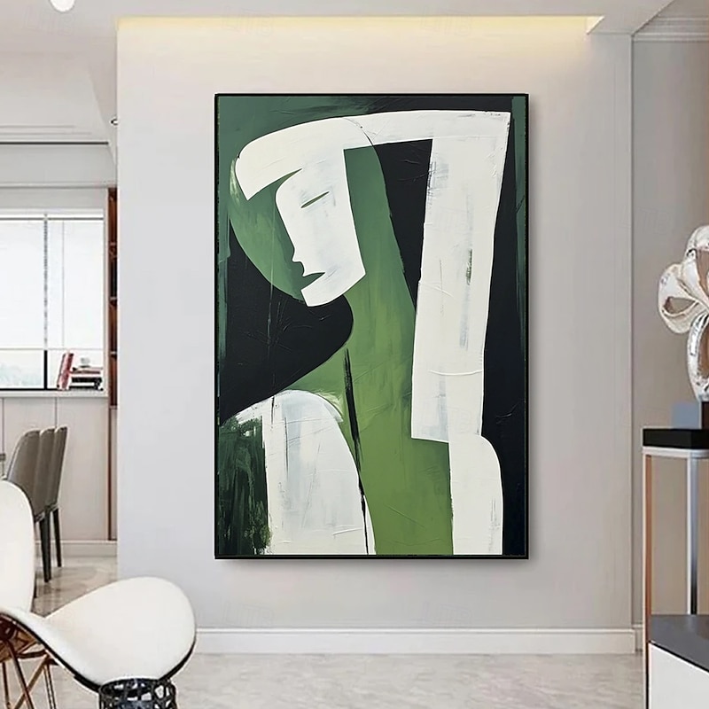 Oil Painting Handmade Hand Painted Wall Art Abstract Poeple Canvas Painting Home Decoration Decor Stretched Frame Ready to Hang3