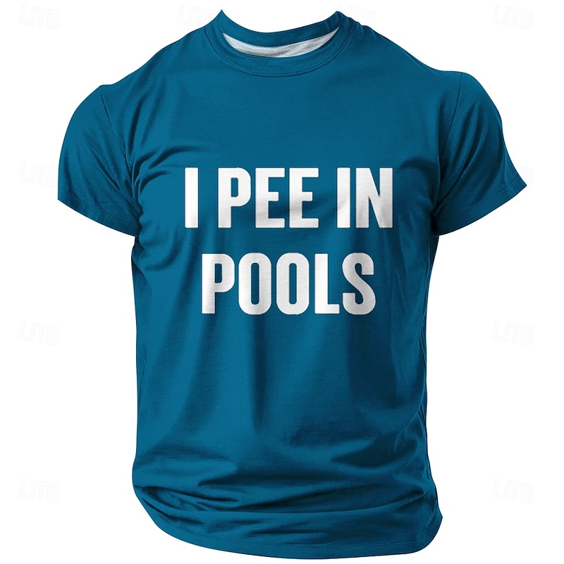 Men's Funny Sarcasm T Shirt Polyester Short Sleeve Graphic Shirt Black Red Blue Comfortable Tee Party Street Fashion Designer Clothing2