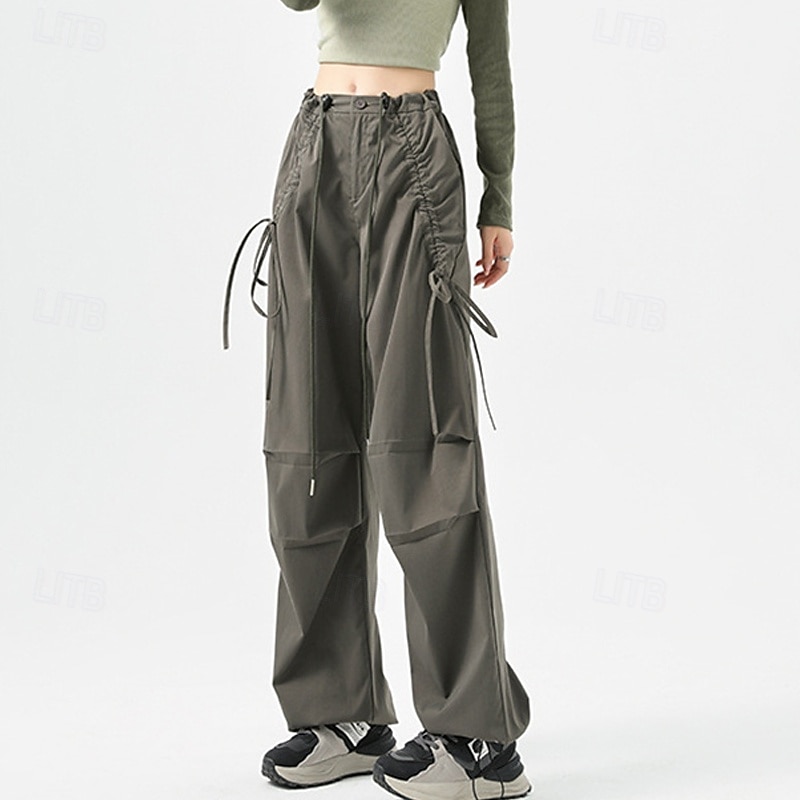 Women's Hiking Pants Trousers Work Pants Tactical Pants Outdoor Regular Fit Quick Dry Pants / Trousers Elastic Waist Dark Grey Black Hunting Climbing Camping / Hiking / Caving S M L XL4