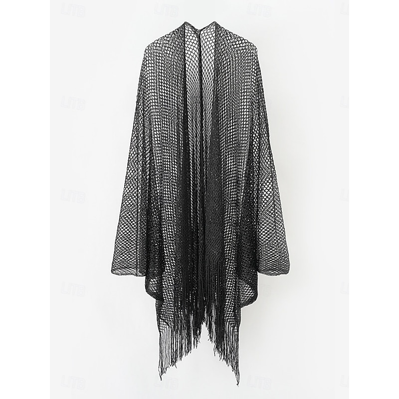 Women's Swimsuits wrap Swimsuit Fringe Hem Cut Out Vacation Beach Wear Solid Color V Neck Long Sleeve Bathing Suits2