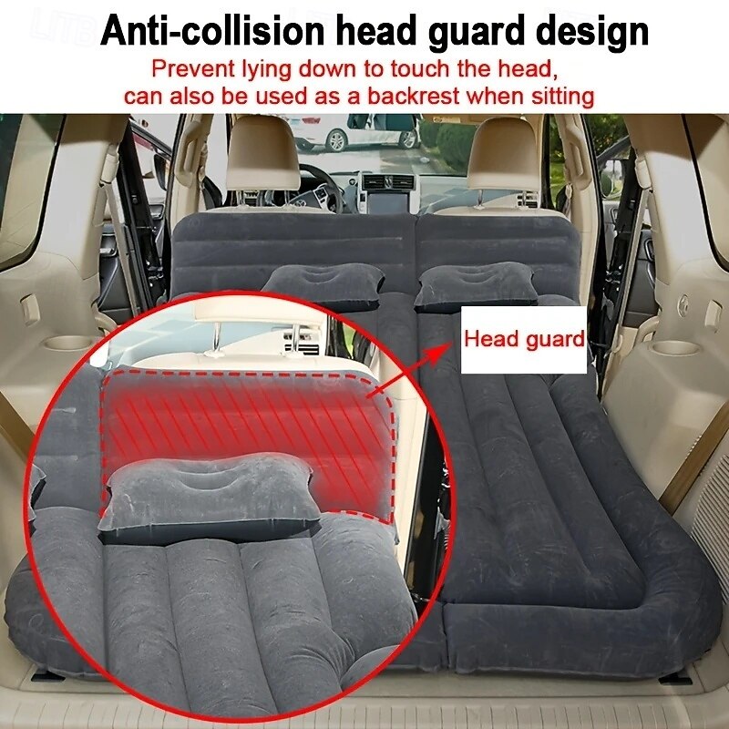 SUV Inflatable Mattress For Camping And Picnic - Foldable Thickened Car Air Cushion Mattress With Electric Air Pump - For Outdoor Enthusiasts - Suitable for Camping, Picnics, and Travel - Perfect Gift for Adventurers4