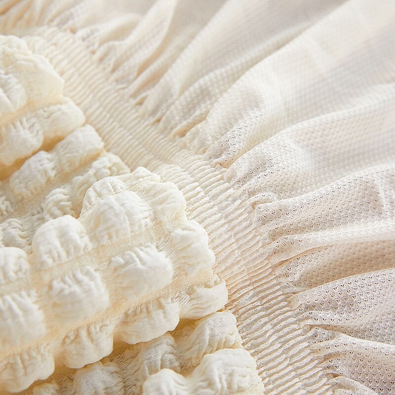 Stretch Couch Cushion Cover, 1 2 3 Seater Cushion Covers for L Shaped Sofa Chaise Longue, Sectional Sofa Slipcover Furniture Protector with Elastic Bottom4