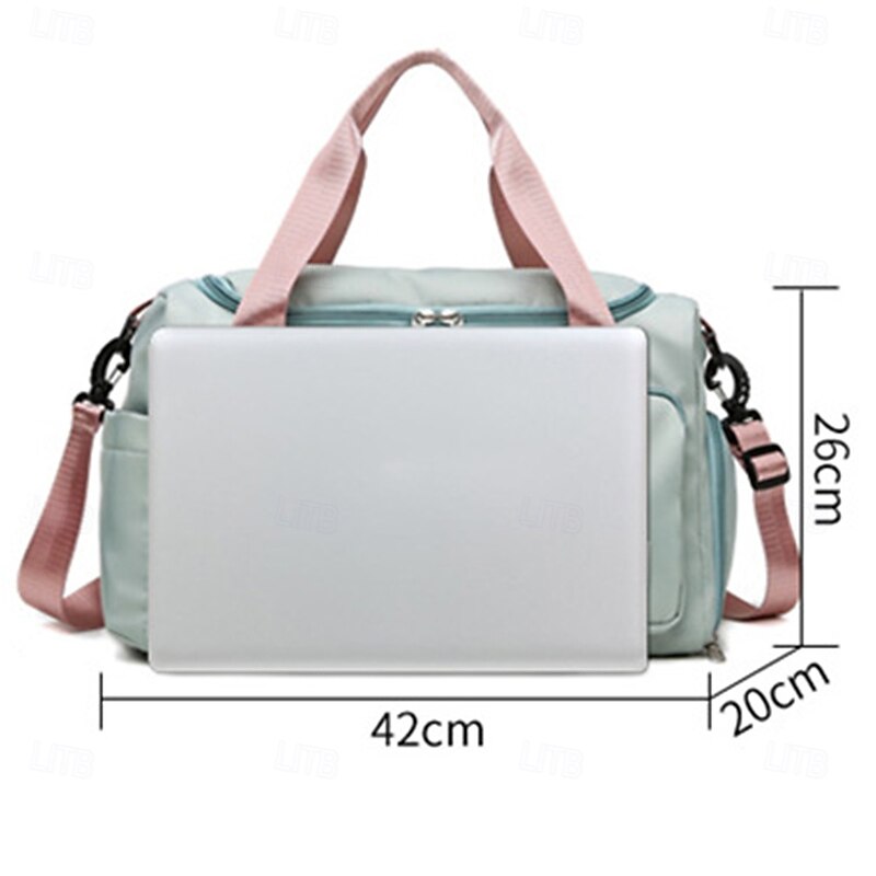 Weekender Bag Travel Duffel Bag with Shoe Compartment, Gym Bag with Wet Dry Separation for Women Men, Large Capacity Shoulder Overnight Bag with Multi Pockets for Hospital, Travel, Carry On, Business4