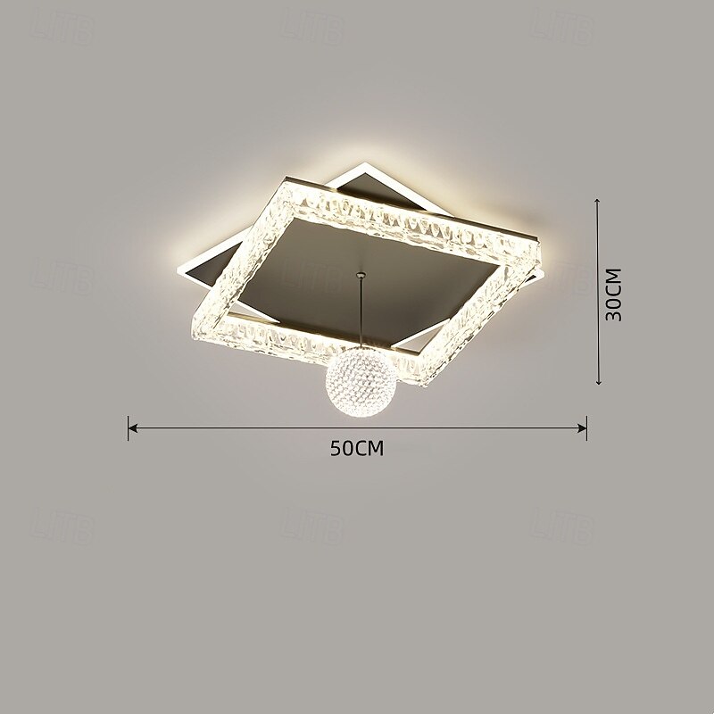 3-Light 6-Light 50 cm Dimmable Ceiling Lights Metal Acrylic Modern Nordic Style 110-120V 220-240V4