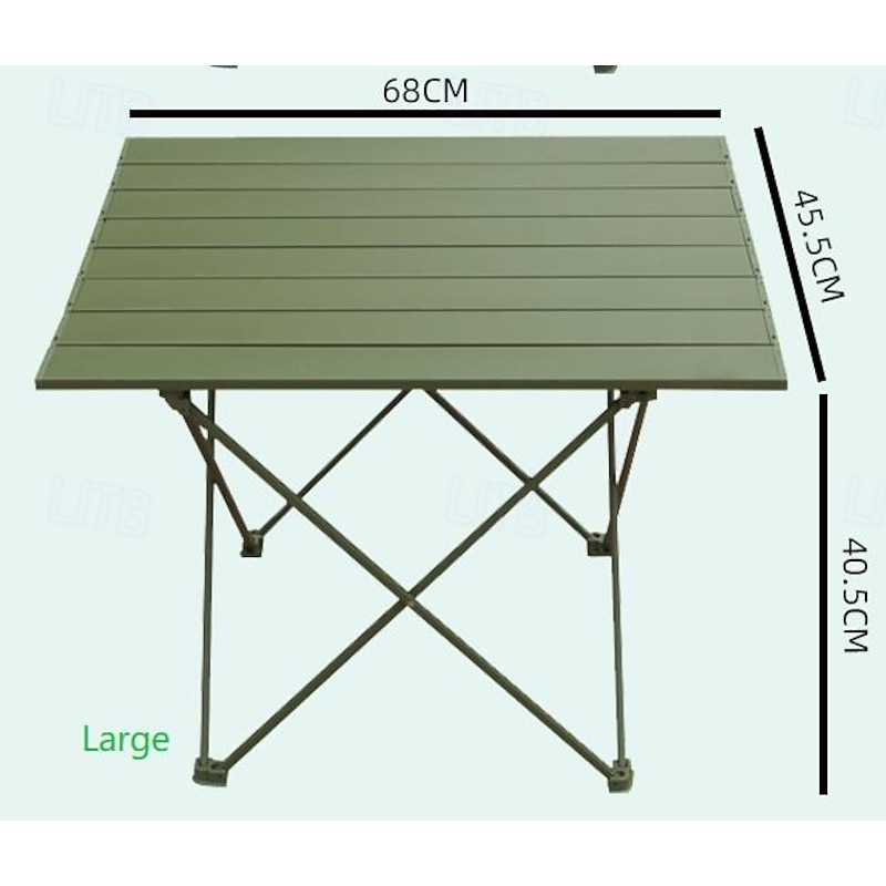 Portable Camping Side Table, Ultralight Aluminum Folding Beach Table with Carry Bag for Outdoor Cooking, Picnic, Camp, Boat, Travel3