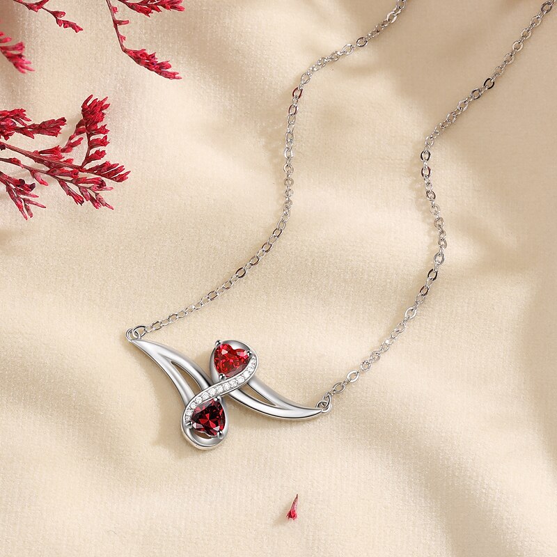 Personalized Birthstone Necklace Custom Gift for Her, December Exclusive Birthstone, Mother's Day Valentine's Day Christmas Birthday Anniversary Gift, Eternal Legacy of Love & Time for Mom Wife Girlfriend3