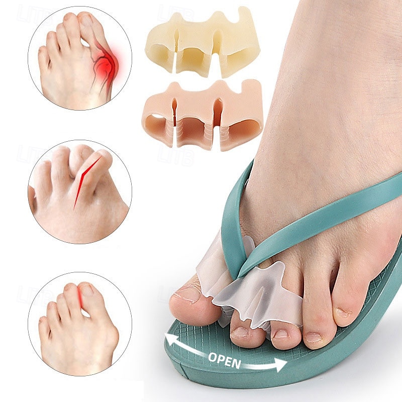 Three-Hole Sandals With Toe Separator To Prevent Blisters And Overlapping Toes3