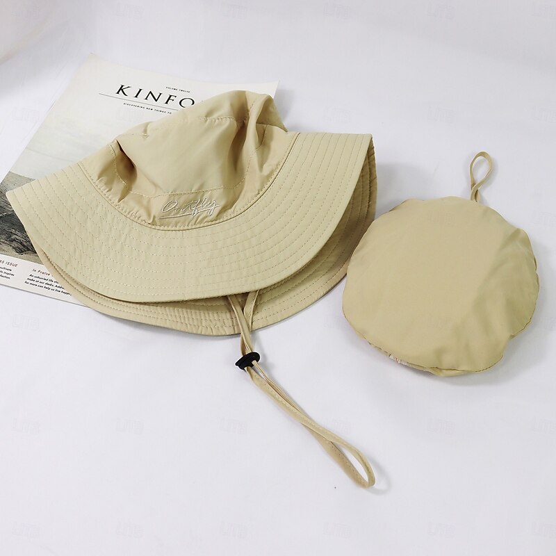 Upf50+ Foldable Bucket Hat Quick-drying Lightweight Outdoor Hat Sun Hat Mountaineering Fishing Hat2