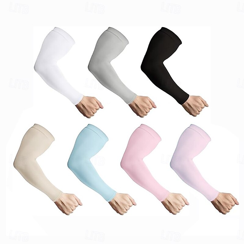 Solid Color Ice Sleeves Sports Outdoor Mountaineering Unisex2