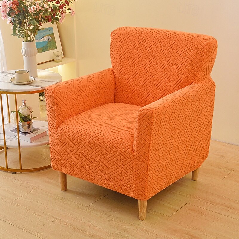 Stretch Sofa Armchair Cover Slipcover Washable Single Sofa Seat Cover Easy-install Home Furniture All-Round Protection Cover NEW4