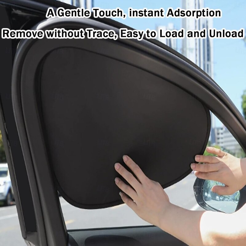 Automotive Electrostatic Film - Side Window Privacy Sunshade with Heat Insulation and Sun Protection for Vehicle Windows4