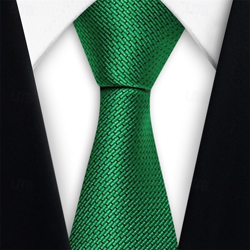 Men's Neckties Modern Contemporary Jacquard Geometic Wedding Party Daily Wear