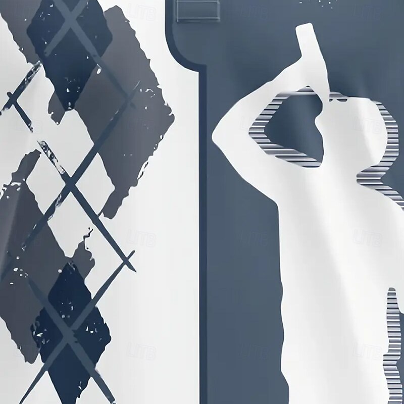 Men's Graphic Text Sports Polo Shirts Short Sleeve Polo Shirts Collared Shirts Casual Outdoor Athleisure 3D Print Summer Blue4