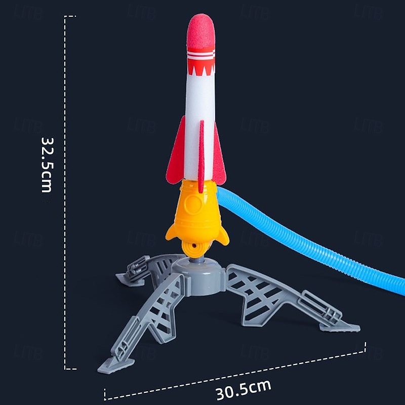 Air Rocket Toy - Foot Pump Launcher Outdoor Sports Catapults 1 Set Launch2