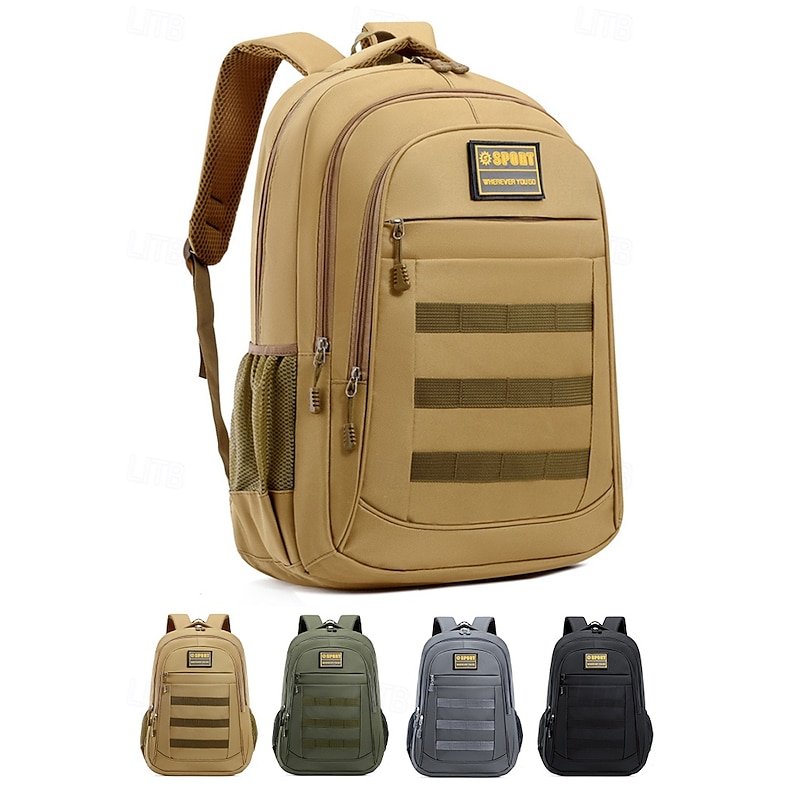 Men's Sports Backpack with Multiple Compartments and Mesh Side Pockets – Durable,Stylish,and Lightweight Daypack for Travel,School or Outdoor Activities2