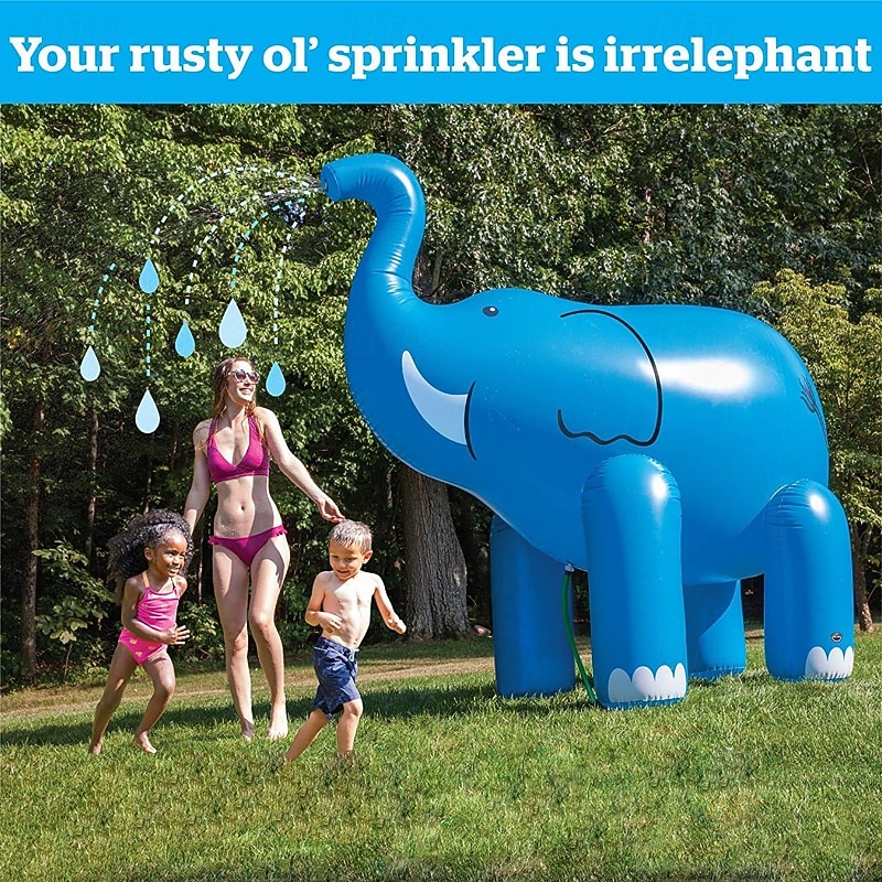 Sprinkler for Kids Unicorn Water Sprinklers Inflatable Toys for Outdoor Play Summer Yard Kids and Adults Party Decoration3
