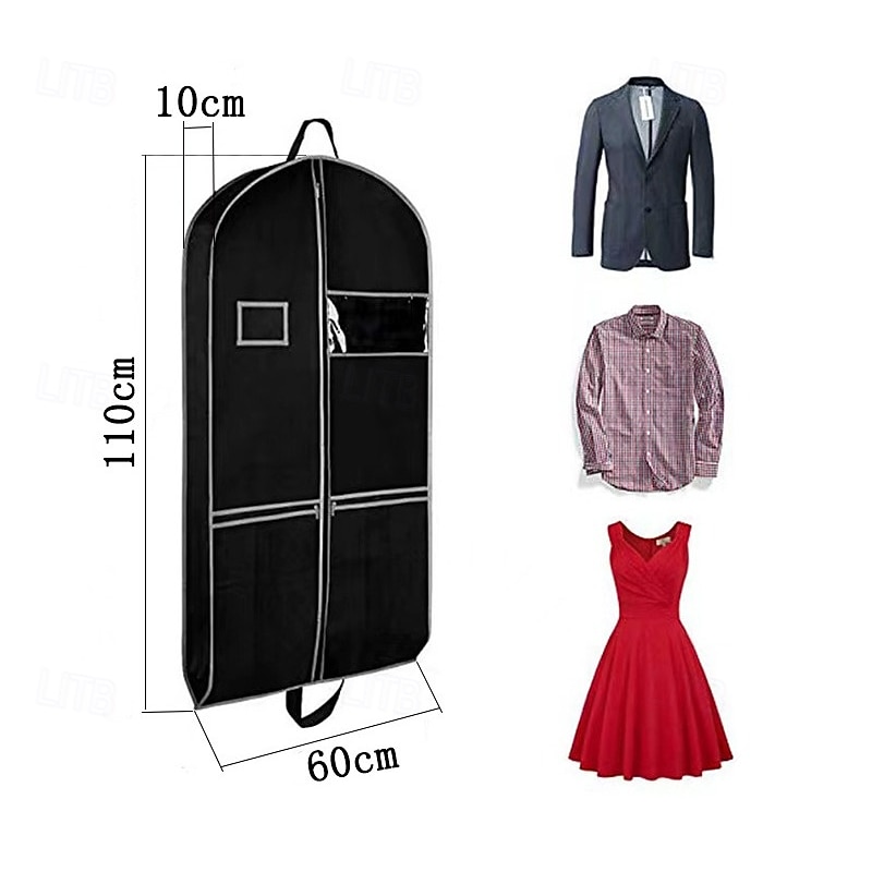 Travel Garment Bags and Closet Organizer Garment Sleeve with Handles Foldable Suit Cover Protector for Jackets, Coats, Shirts, Dresses and Various Coats4