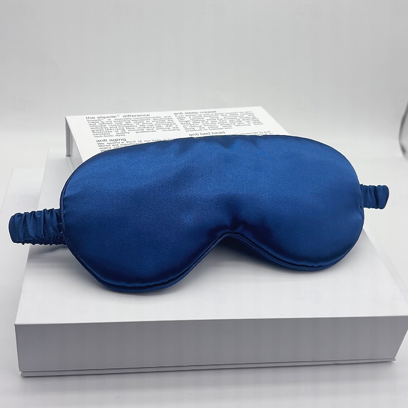 Double-sided Imitation Silk Shading Eye Mask Sleeping Elastic Travel Lunch Break Eye Mask Printing Aviation Eye Mask2