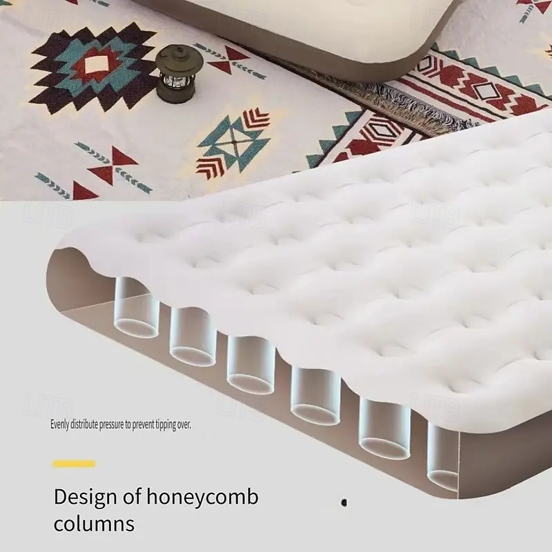 Easy to Build Luxury Air Mattress Set With Pump-water Bed Suitable for Indoor/outdoor Camping and Hiking4